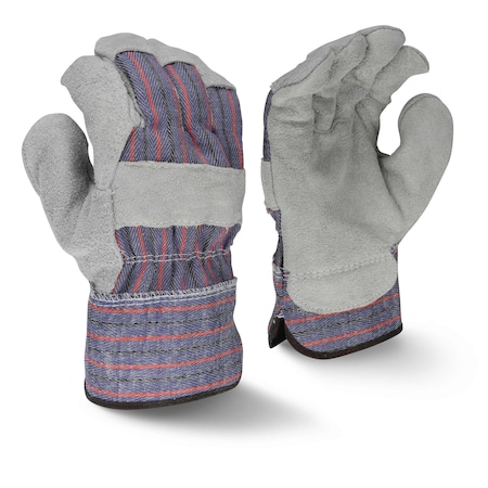 Radians RWG3111 Economy Shoulder Gray Split Leather Glove, PR RWG3111L